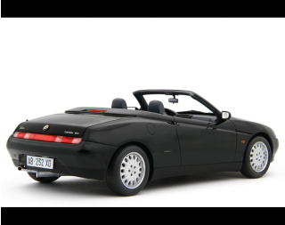 Alfa Romeo Spider 2.0 T.Spark 16V 1995 NERO Laudoracing 1:18 Resinemodell (Türen, Motorhaube... nicht zu öffnen!)